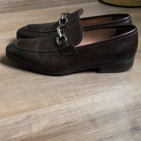 Salvatore Ferragamo Benford Gancini bit leather shoes - Picture 6 of 14